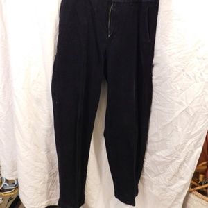 Haggar Stretch Corduroy Navy Men's Slacks 38/30